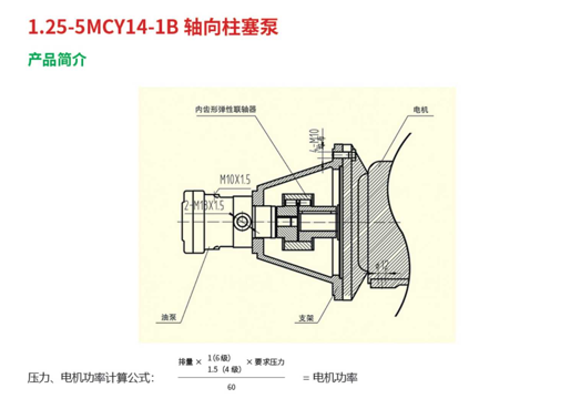 1.25-5MCY14-1B軸向柱塞泵